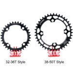 Stone Chainring Round T-type 104BCD for Shimano M780 M610 670 for Sram X0 X7 X5 X9 30 34 40 46 48T Bike Chainwheel 12s 12 Speed aero hollow for sram t-type axs flattop chain