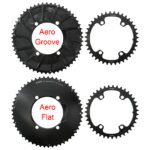 Stone 110bcd Double Chainring aero style for Shimano 105 5800 6800 9000 4 Bolt Road Bike 52 36T 53 39T 54 40T 46 32T 55T 56T 58T 44T