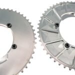 Stone 110bcd Double Chainring aero style for Shimano 105 5800 6800 9000 4 Bolt Road Bike 52 36T 53 39T 54 40T 46 32T 55T 56T 58T 44T