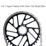 Stone Bike Chainring for AXS Flattop T-type Chain 12S 0mm Offset Direct Mount Round for Sram X0 XX SL GX 38T To 48T Hollow Aero Style XPLR 12s 13s