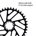Stone Bike Chainring for AXS Flattop T-type Chain 12S 0mm Offset Direct Mount Round for Sram X0 XX SL GX 38T To 48T Hollow Aero Style XPLR 12s 13s
