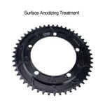 Stone 130BCD Round Chainring 4MM Offset Aero for Shimano 5700 6700 Round 42t 44T 46 48 50 52 55 58T 60T Road Bike ChainWheel 130bcd for Sram Red