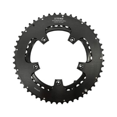 STONE 110BCD Double Chainring for SRAM AXS Flattop 12/13-Speed, 46-33T–54-41T