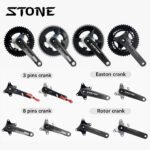 STONE chainring spider for 107BCD double chainring FORCE RIVAL axs flattop ROTOR aldhu ec90 easton 8 pins 3 pins GXP XPLR 12s 13s