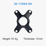 STONE chainring spider 110bcd 4 arms widen style for shimano chainring 12speed ec90 easton rotor aldhu axs force rival sram 3 bolts R7100 R8100 R9200 XPLR 12s 13s