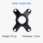 STONE chainring spider 110bcd 4 arms widen style for shimano chainring 12speed ec90 easton rotor aldhu axs force rival sram 3 bolts R7100 R8100 R9200 XPLR 12s 13s