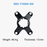 STONE chainring spider 110bcd 4 arms widen style for shimano chainring 12speed ec90 easton rotor aldhu axs force rival sram 3 bolts R7100 R8100 R9200 XPLR 12s 13s