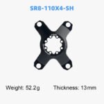 STONE chainring spider 110bcd 4 arms widen style for shimano chainring 12speed ec90 easton rotor aldhu axs force rival sram 3 bolts R7100 R8100 R9200 XPLR 12s 13s