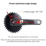 Stone Bike Chainring 3mm Offset Direct Mount Oval 3-bolts 3 pins for Sram X9 X0 XX1 X01 26t 28t 30t 32t 34t 36t 38t 40T Boost 148mm aero hollow