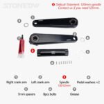 Stone Road Bike Crankset 28.99mm DUB 8 Bolts Pins Alu 7050-T7451 155 160 165 170 172.5 175mm Crank for AXS Spiders Powermeter chainring FORCE RED RIVAL 29mm gravel bike STONEDW