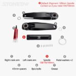 Stone MTB Crankset 29mm DUB 8-Bolt Direct Mount Aluminum 7050-T7451 Crank for SRAM AXS T-Type XX1 XPLR 12s 13s 150 155 160 165 170 175mm STONEDW