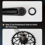 STONE Road Bike Crankset Easton Interface 7050 Aluminum CNC Crank Arms with TC4 Titanium Spindle FC-RD005