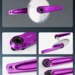 STONE Road Bike Crankset Easton Interface 7050 Aluminum CNC Crank Arms with TC4 Titanium Spindle FC-RD005