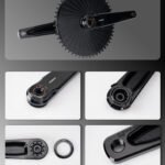 STONE Road Bike Crankset Easton Interface 7050 Aluminum CNC Crank Arms with TC4 Titanium Spindle FC-RD005