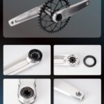 STONE Road Bike Crankset Easton Interface 7050 Aluminum CNC Crank Arms with TC4 Titanium Spindle FC-RD005