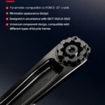 STONE Road Bike 3-Bolt Crankset | CNC Aluminum Racing Crank Arms | 7075 / 7050 Alloy | 155–175mm DUB 29mm FC-RD003 gravel bike
