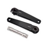 STONE Road Bike Crankset Easton Interface 7050 Aluminum CNC Crank Arms with TC4 Titanium Spindle FC-RD005