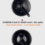STONE 144bcd 60T-72T Fixed Gear Chainring 5mm thickness enhanced AL7075 T651 CNC Anodized Track Bike fixie Single Speed Chainwheel 1/8 Chain