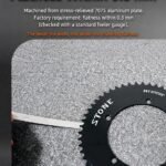 STONE 144bcd 60T-72T Fixed Gear Chainring 5mm thickness enhanced AL7075 T651 CNC Anodized Track Bike fixie Single Speed Chainwheel 1/8 Chain