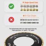 STONE 144bcd 60T-72T Fixed Gear Chainring 5mm thickness enhanced AL7075 T651 CNC Anodized Track Bike fixie Single Speed Chainwheel 1/8 Chain