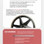 STONE Chainring Direct Mount 8 bolts 6.5mm offset Narrow Wide Single Chainring 36T-46T for SRAM DUB WIDE Road/Gravel Crankset AXS Flattop & Shimano KMC Chain