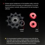 STONE 12-Speed Rear Derailleur Pulley Wheel CNC POM Jockey Wheel | Built for Shimano 12-Speed Chains