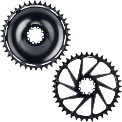 STONE Chainring Direct Mount 8 bolts 6.5mm offset Narrow Wide Single Chainring 36T-46T for SRAM DUB WIDE Road/Gravel Crankset AXS Flattop & Shimano KMC Chain