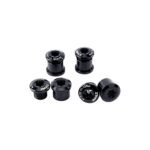 Stone AL7075 Aluminum Chainring Bolts 5pcs M8 6mm 7mm Lightweight CNC Chain Wheel Screws for MTB Road Bicycle Bolt Chain Wheel Screws Torx T30