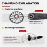STONE Round Direct Mount Chainring 4mm Offset for Easton EC90 EC90SL CINCH Crankset Road Gravel Folding Bike 9 10 11 12 Speed 38T 40T 42T 46T 48T 50T 52T 54T 56T 58T