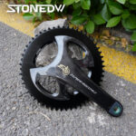 STONE 121BCD 1X Single Round Narrow-Wide Chainring for Campagnolo CP Crankset Super Record Wireless 9-12 Speed For Road Bike Gravel Bike TT Bike 44T 54T 56T 58T 60T