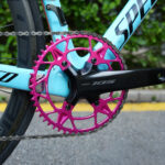 STONE Purple Rose Pink 110BCD Round Narrow Wide Chainring for Shimano R7100 R8100 R9200 R9100 R8000 R7000 52T 54T 56T 1x Road Bike Chainring 9-12 Speed