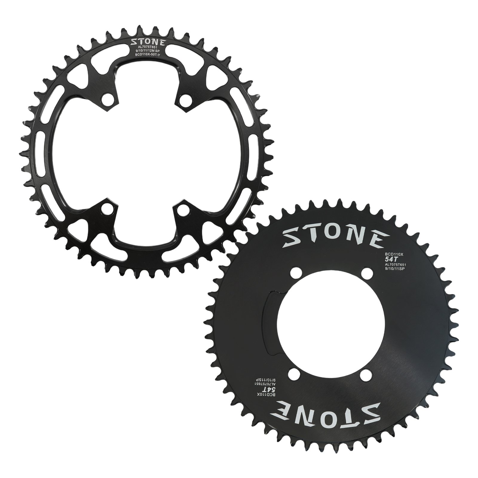 Stone シマノ 5800 6800 4700 9000用 チェーンリング 110 BCD ラウンド 