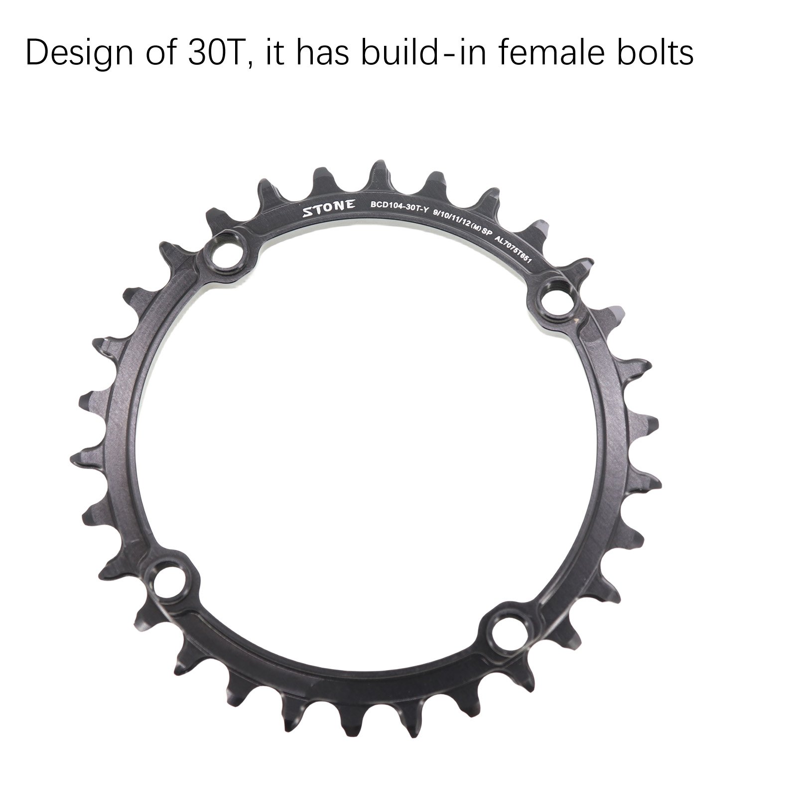 thumbnail image 2 of Shimano 8 Speed Chain YBEKI 104BCD Chainring - CNC 7075-T6 Aluminum Narrow-Wide Round Chainwheel For MTB/Road Bikes (32-52T) | Compatible With Shimano/SRAM 8-11 Speed Shimano 10 Speed Chain 2 of 13