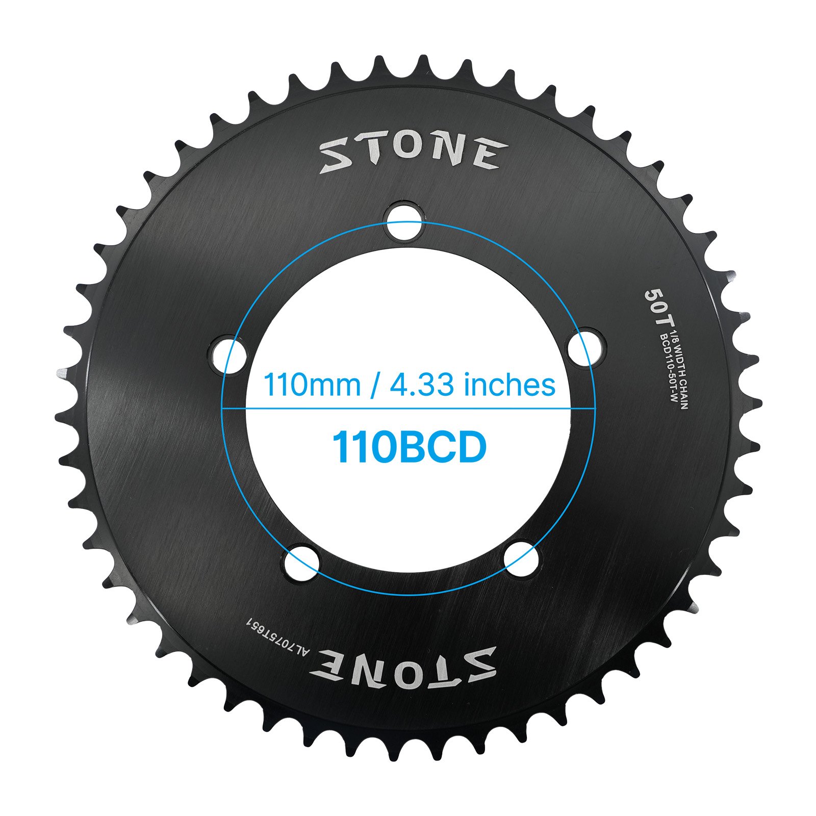 Stone 110BCD 110W チェーンリング 固定ギアバイク用 フィクシー