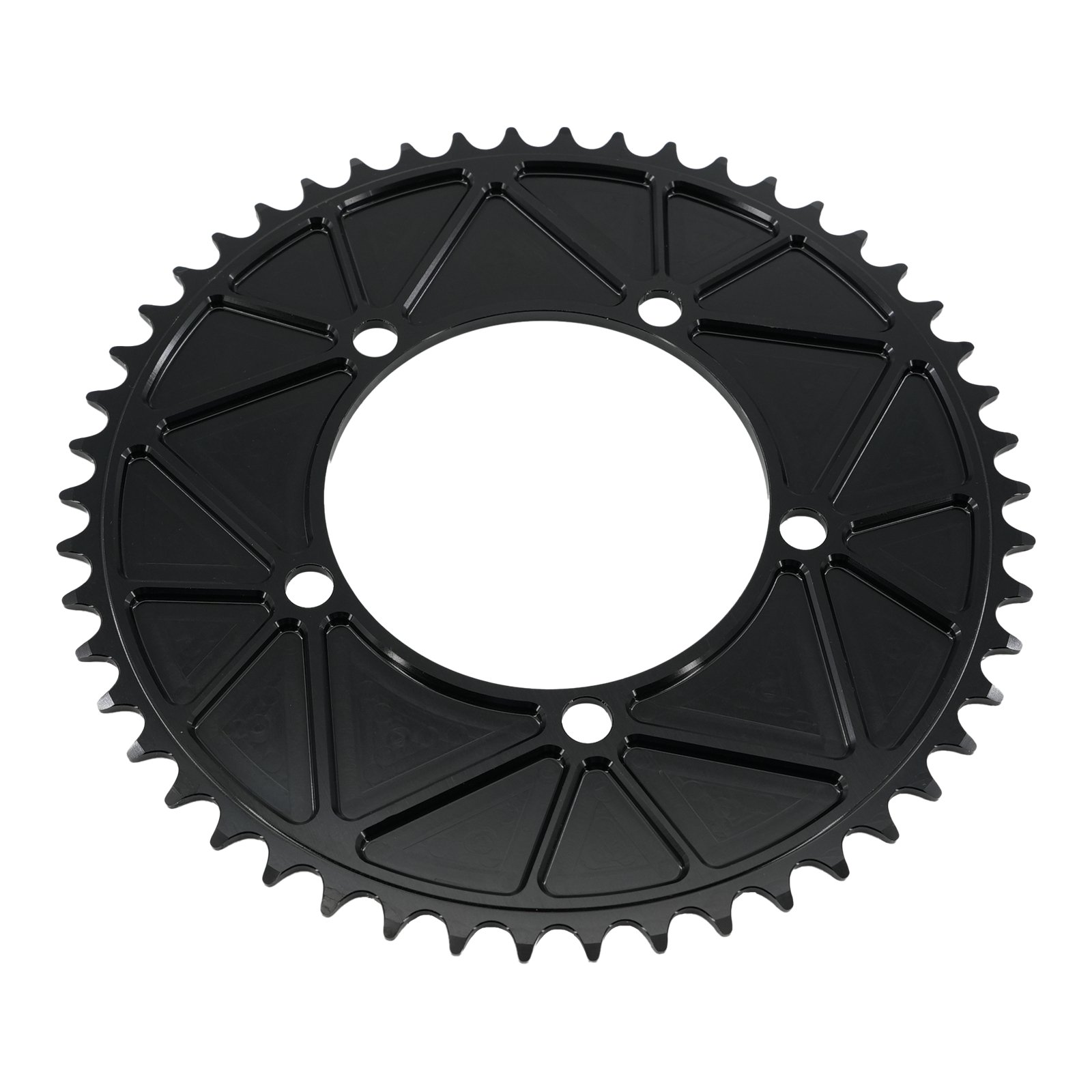 Stone Chainring 110BCD Single Speed Fixed Gear Fixie Track Bike Round 42T 46T 48T 50T 52t 54 57T 58t 59T 60t Chainwheel 1/2*1/8 Chain