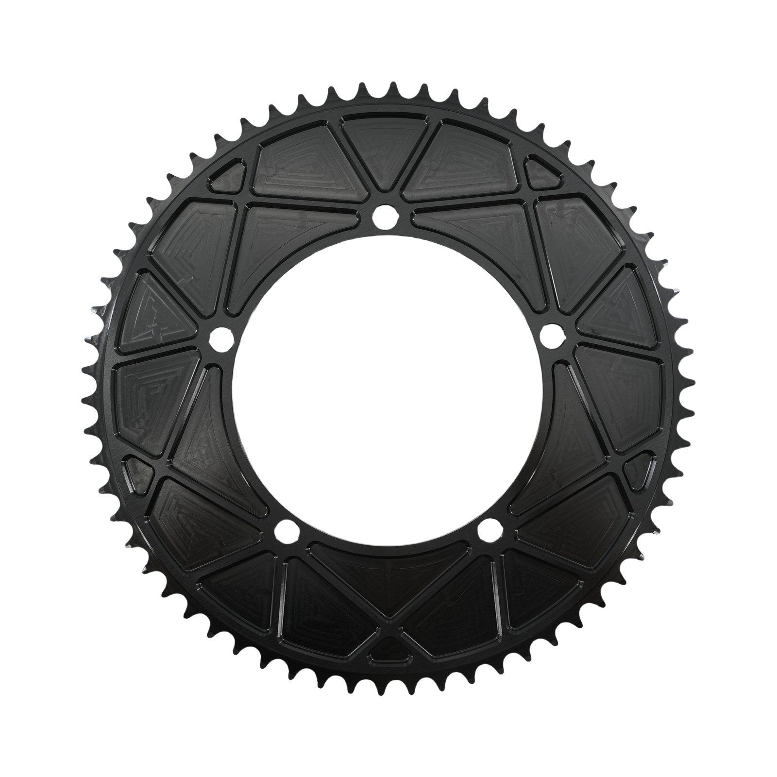 Stone 144BCD Round Chainring 42T-70T for Fixed Gear Track Bike Fixie Single Speed Bicycle 5-Bolt 1/2" x 1/8" Chain 7075 Aluminum Chainwheel