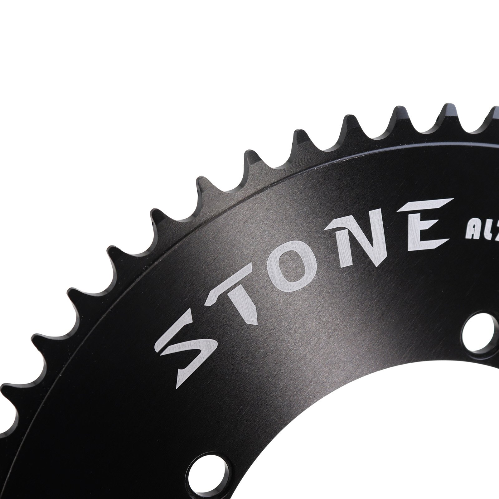 Stone 130 BCD Chainring for Single Speed Fixed Gear Fixie Track Bike Round 42T-60T Chainwheel 1/2" x 1/8" Chain