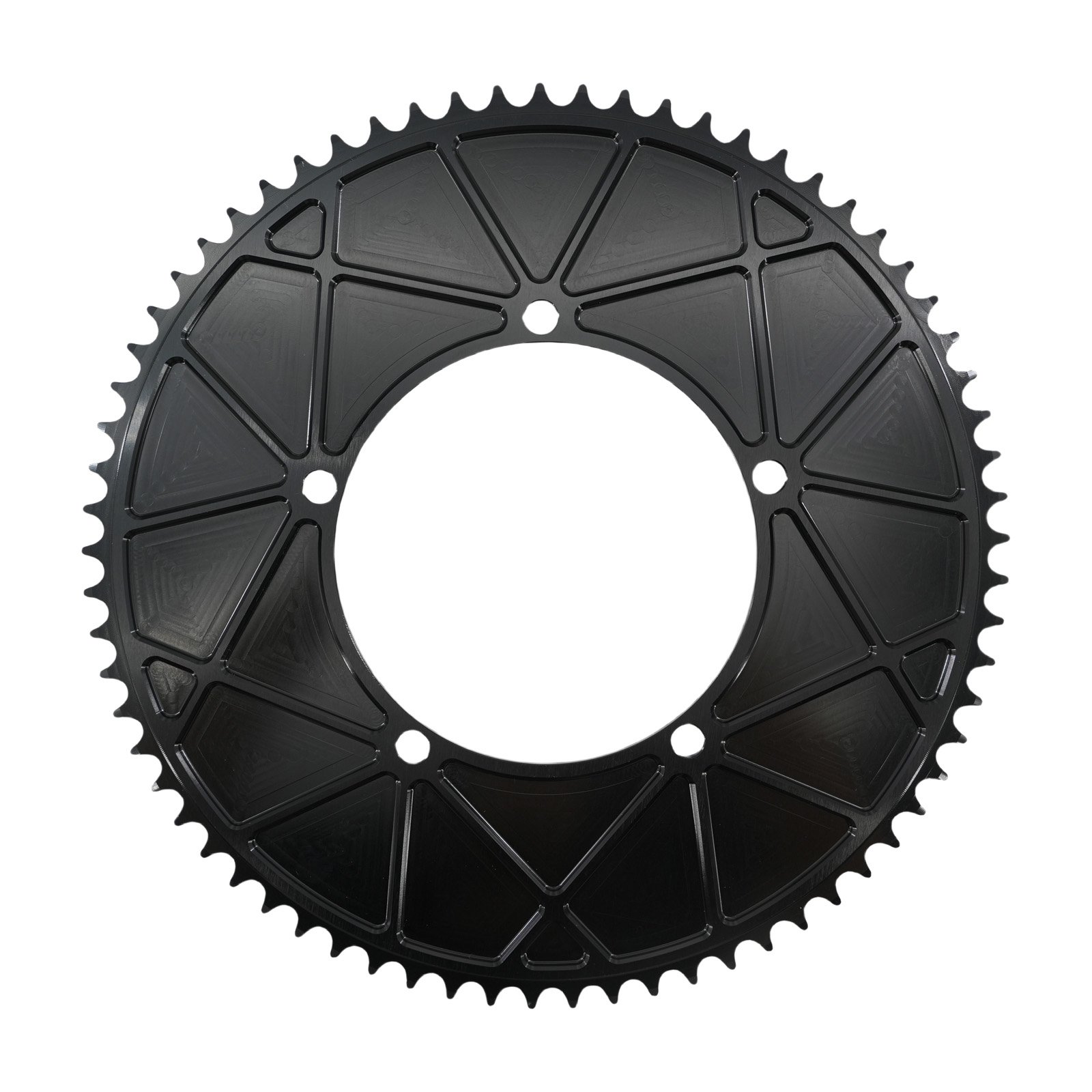 Stone 144BCD Round Chainring 42T-70T for Fixed Gear Track Bike Fixie Single Speed Bicycle 5-Bolt 1/2" x 1/8" Chain 7075 Aluminum Chainwheel