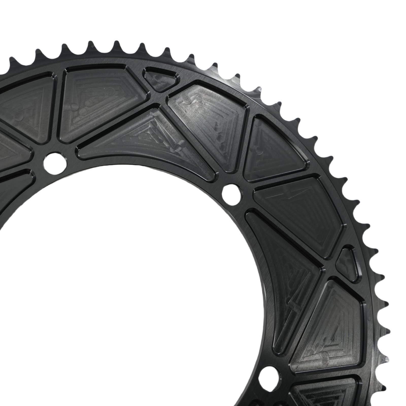 Stone 144BCD Round Chainring 42T-70T for Fixed Gear Track Bike Fixie Single Speed Bicycle 5-Bolt 1/2" x 1/8" Chain 7075 Aluminum Chainwheel