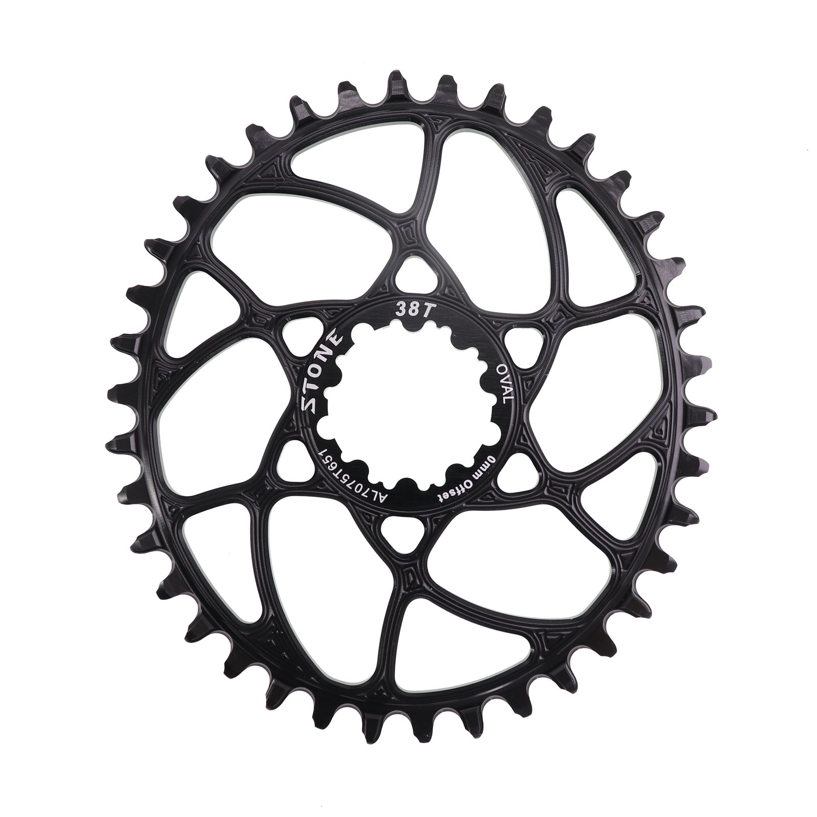 STONE Oval Direct Mount Chainring 3-Bolt BB30 0mm Offset for SRAM XX1 ...
