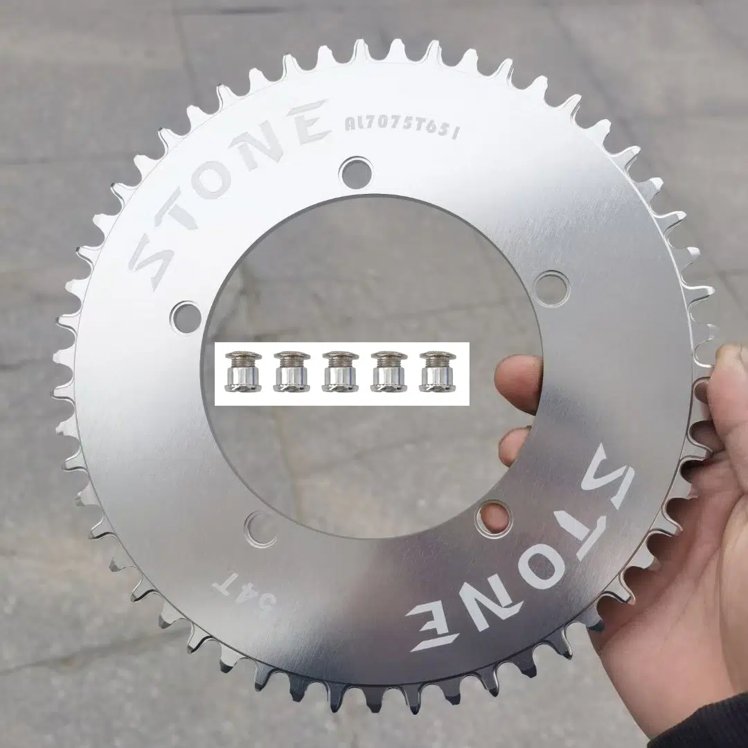 Stone 144BCD Chainring Track Bike Fixie Fixed Gear Narrow Wide Tooth 44 46 48 50 52 54 55 56 58T 60T 62 64 66 68 70T ChainWheel Round 9 10 11 12s speed