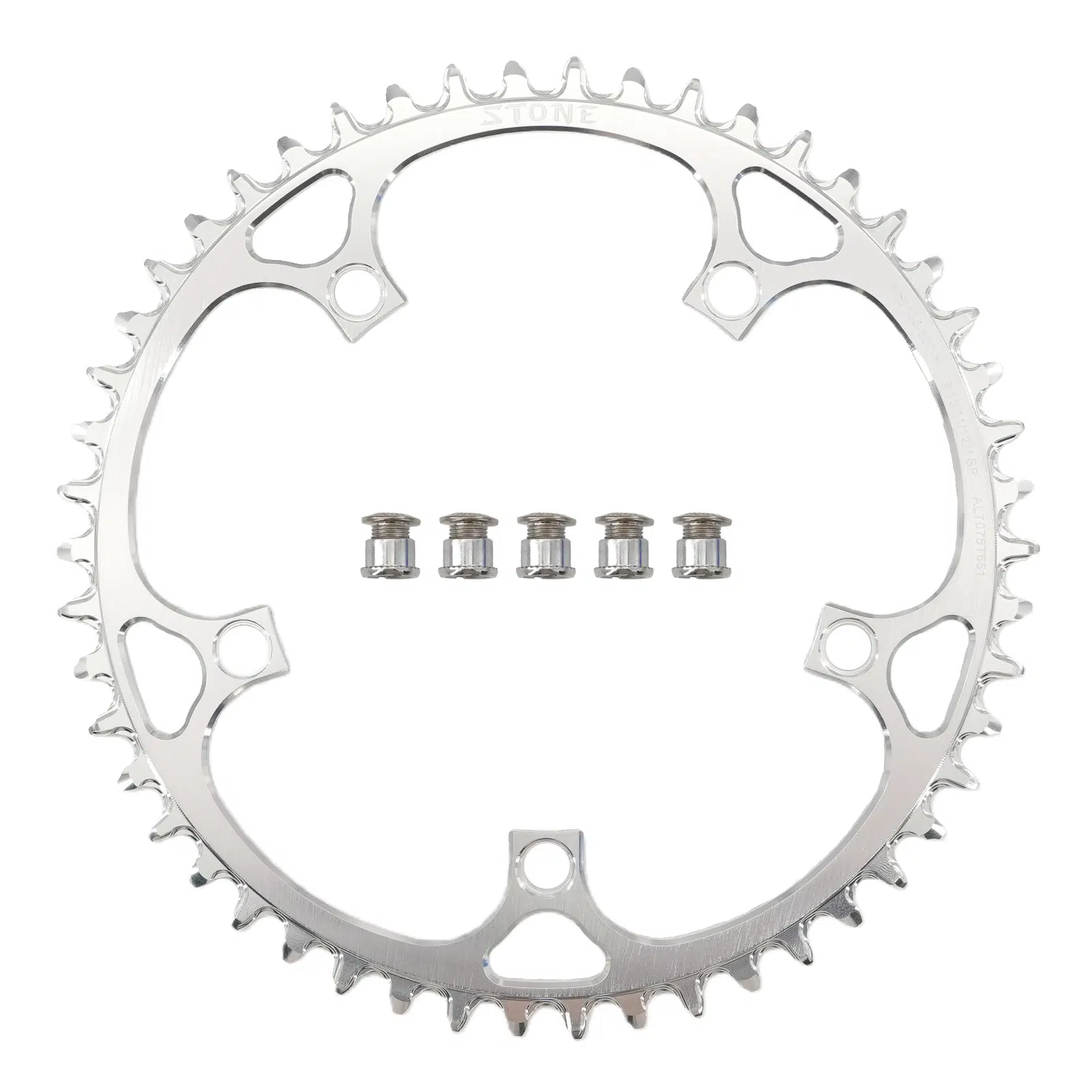 Stone 135BCD Chainring Round Narrow Wide 42 44 46 48 52 54 56T 58 60T Tooth Road MTB Bike ChainWheel for Campagnolo CP
