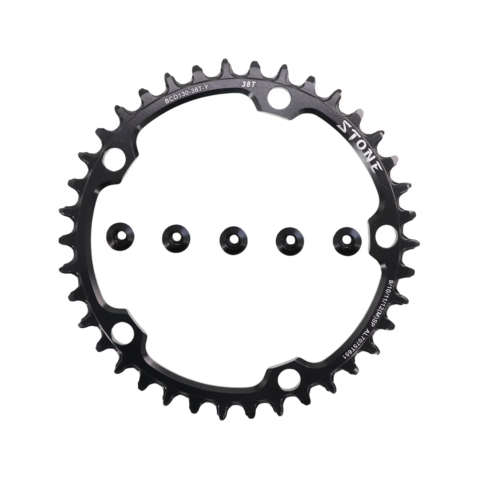 STONE 68T チェーンリング Stone 130BCD ラウンドチェーンリング シマノ 5700 6700 Sram レッド