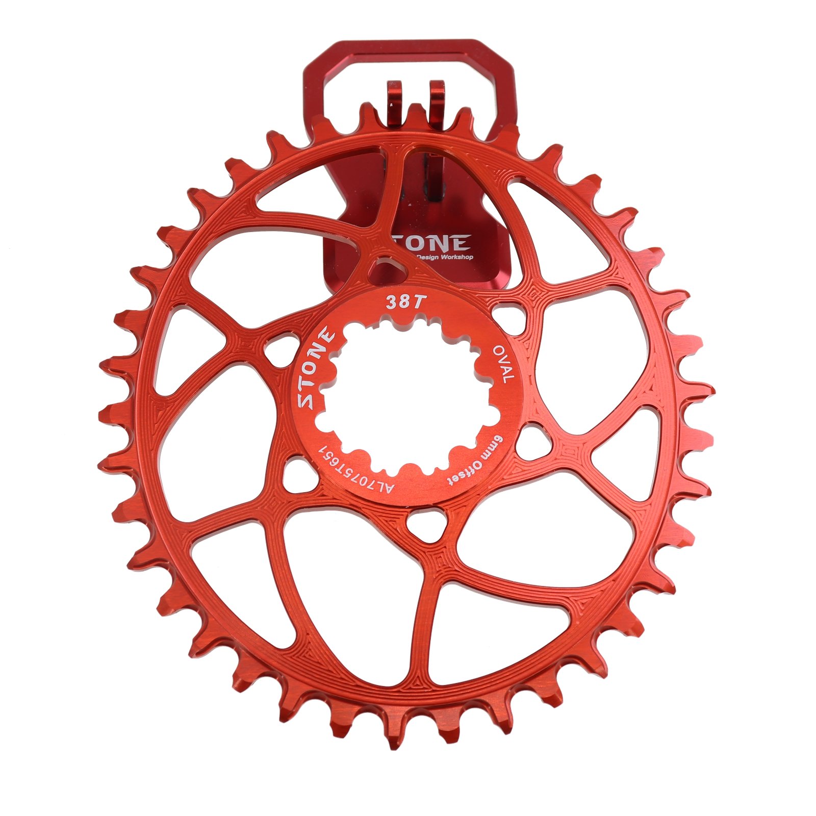 Stone 6mm offset GXP chainring Oval - Stone Chainrings – The World’s ...