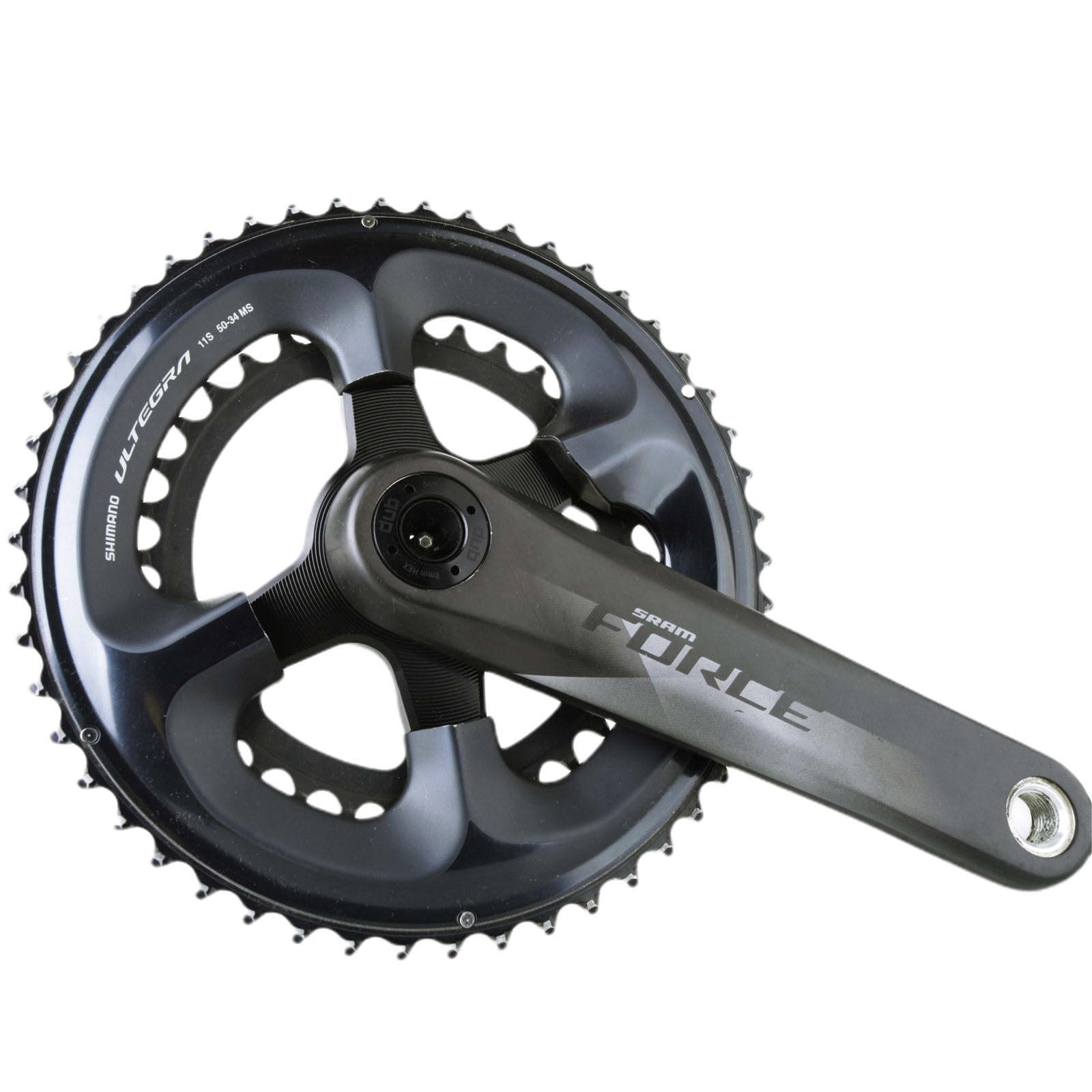 Shimano 600 Ax FC-6300 Crankset Oversize Pedal Axle 170mm