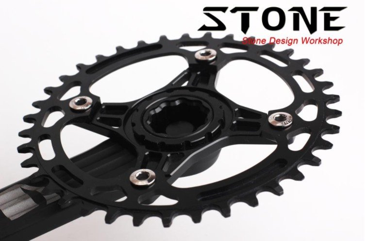 Stone Chainring Adapter Spider 5mm Offset for Rotor 30mm To 104BCD 9 Stone Chainring Adapter Spider 5mm Offset for Rotor 30mm To 104BCD