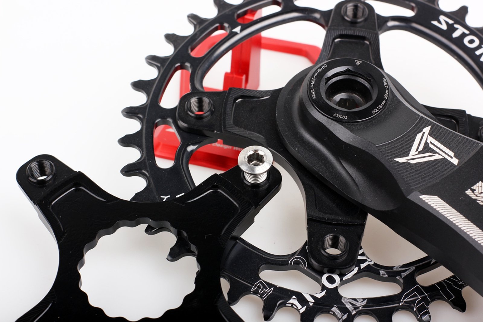Stone Chainring Spider Adapter for Race Face Easton CINCH to 104BCD 3mm Offset Single Speed 1x Crank Converter