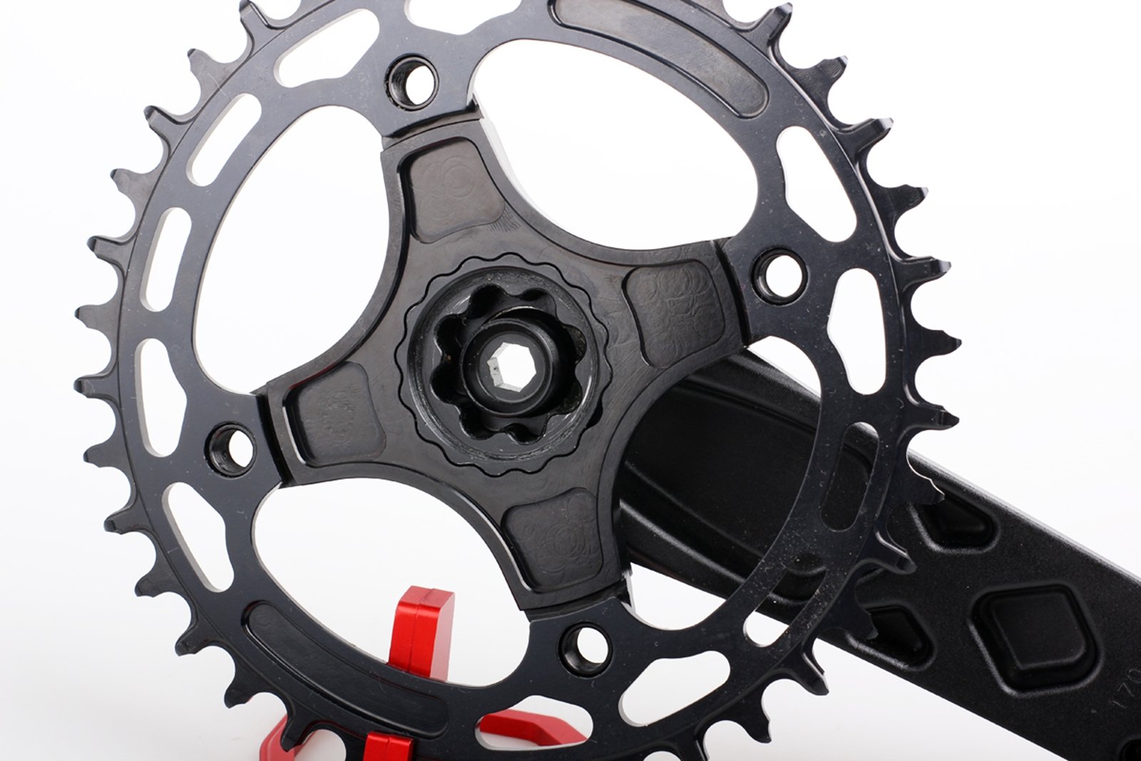 Stone Chainring Spider Adapter for Race Face Easton CINCH to 104BCD 3mm Offset Single Speed 1x Crank Converter 9 Stone Chainring Spider Adapter for Race Face Easton CINCH to 104BCD 3mm Offset Single Speed 1x Crank Converter