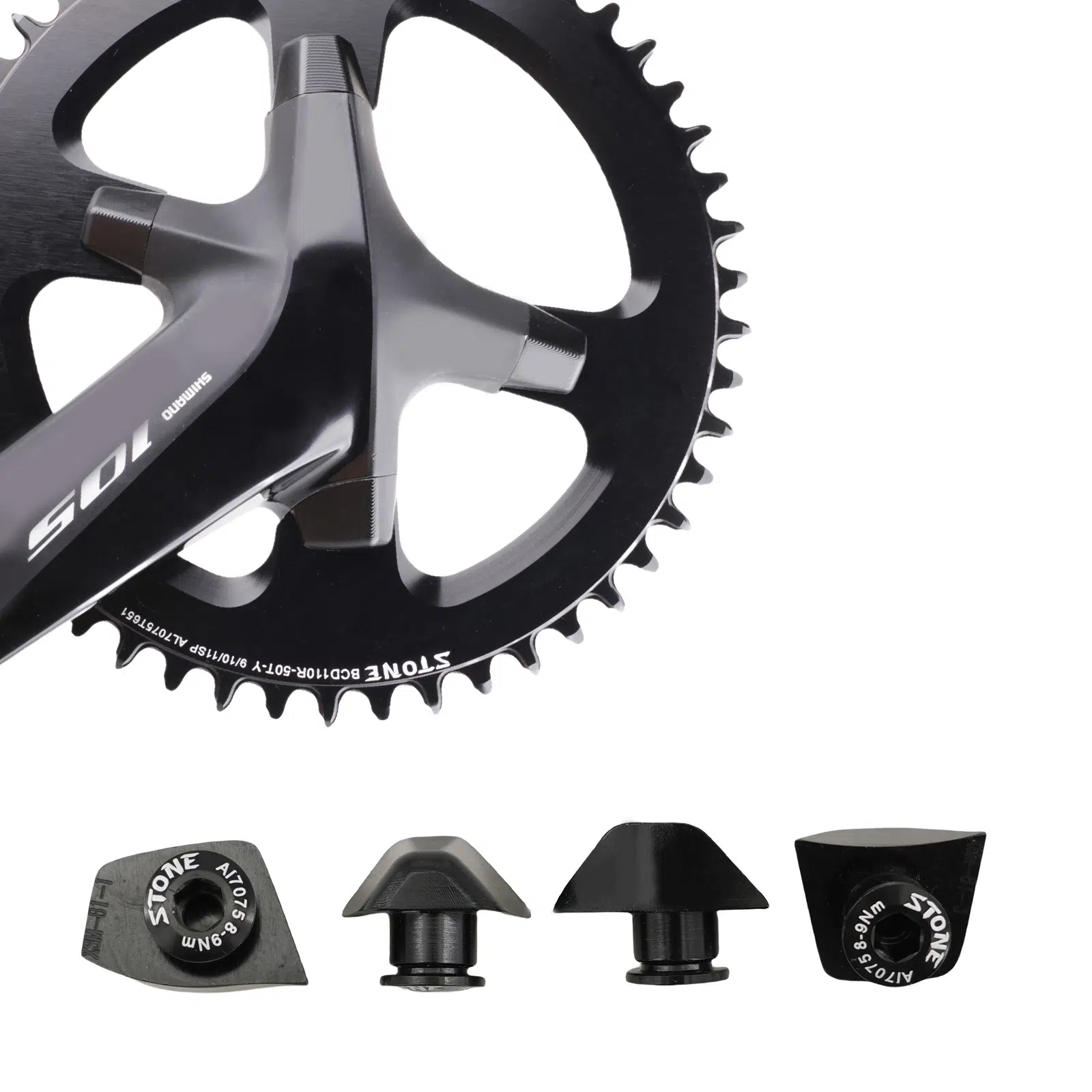 Stone チェーンリングキャップボルト 装飾用 シマノ 105 R7000 R8000