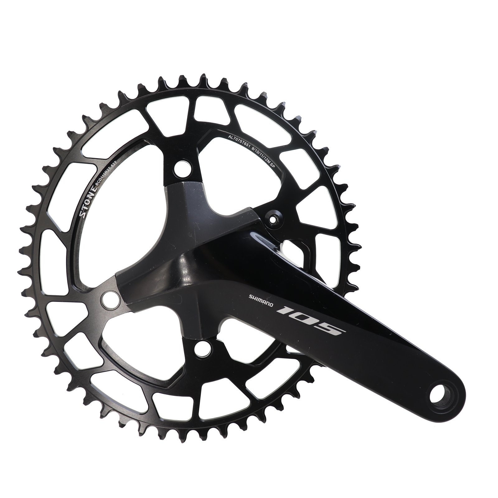 Chainring Bcd Stone Oval Chainring 110 BCD for Shimano 105 R7100 UT R8100 DA R9200 ...